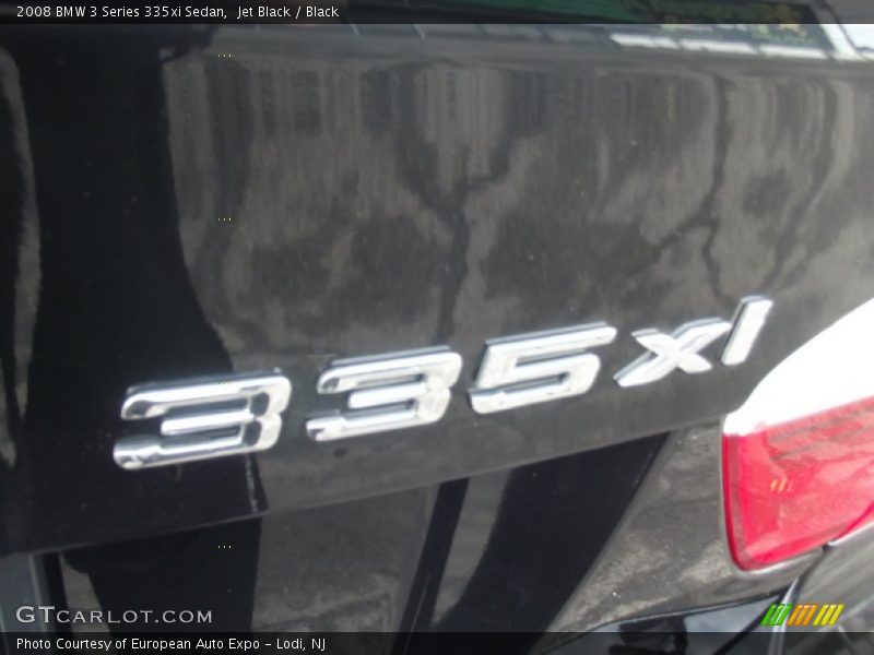 Jet Black / Black 2008 BMW 3 Series 335xi Sedan