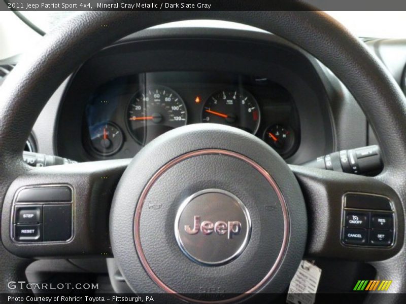 Mineral Gray Metallic / Dark Slate Gray 2011 Jeep Patriot Sport 4x4