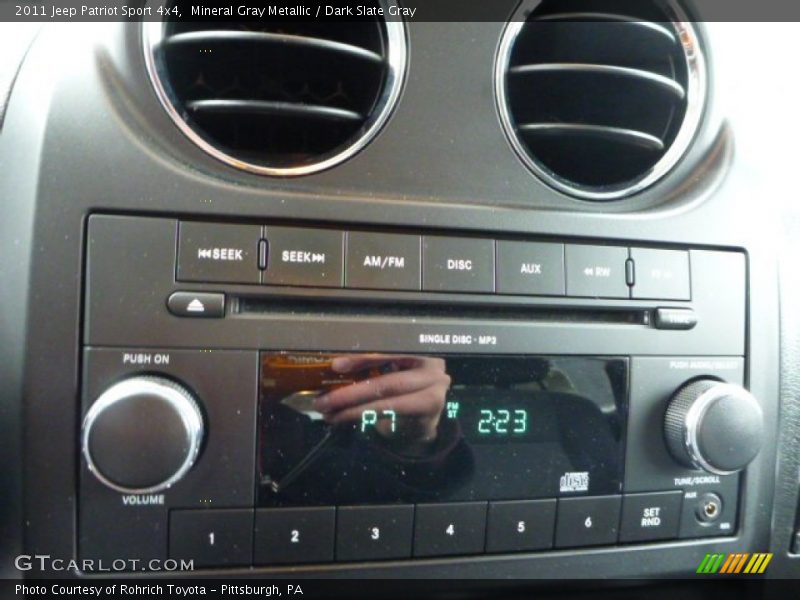Mineral Gray Metallic / Dark Slate Gray 2011 Jeep Patriot Sport 4x4