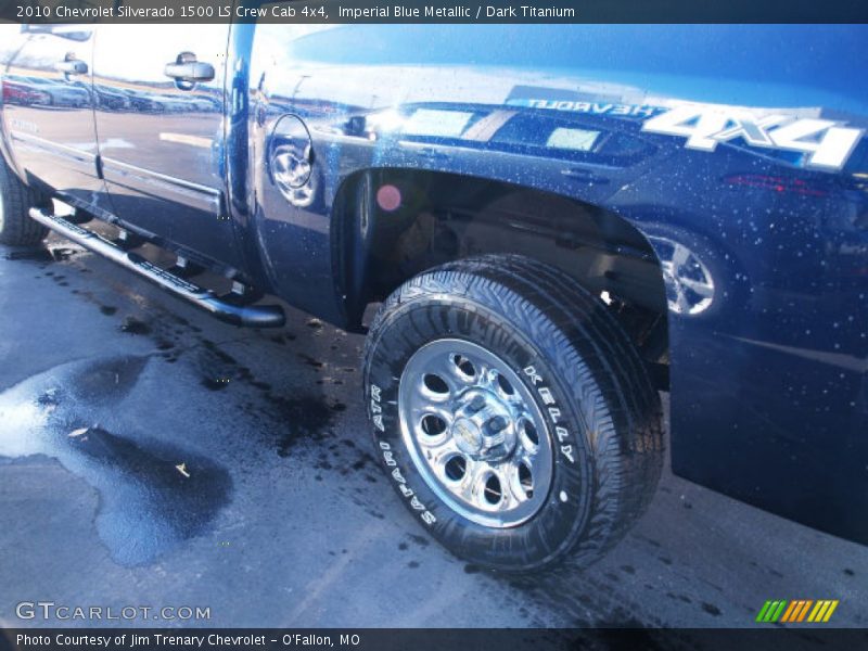 Imperial Blue Metallic / Dark Titanium 2010 Chevrolet Silverado 1500 LS Crew Cab 4x4