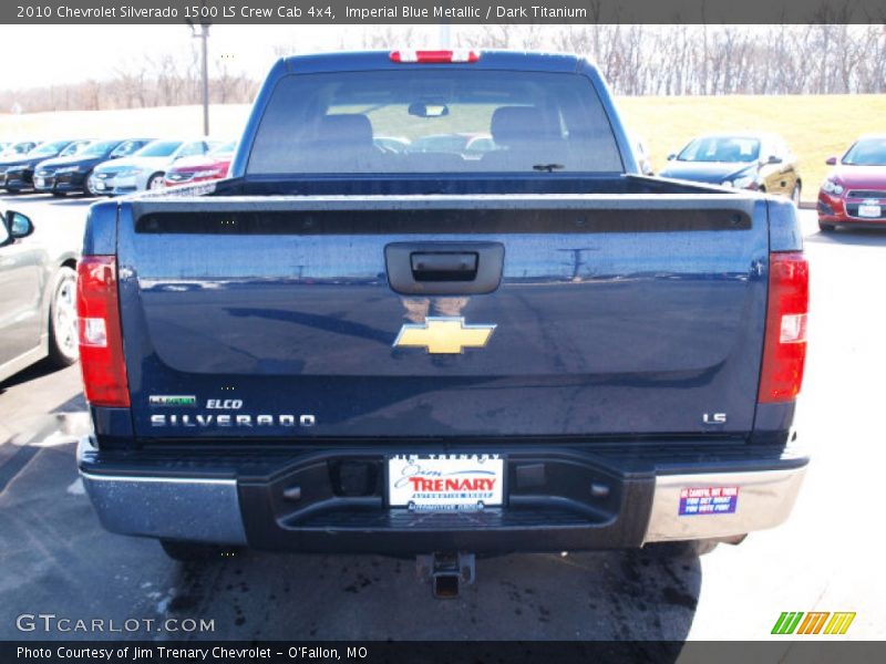 Imperial Blue Metallic / Dark Titanium 2010 Chevrolet Silverado 1500 LS Crew Cab 4x4