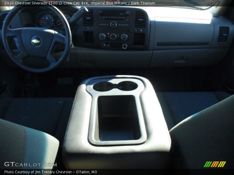 Imperial Blue Metallic / Dark Titanium 2010 Chevrolet Silverado 1500 LS Crew Cab 4x4