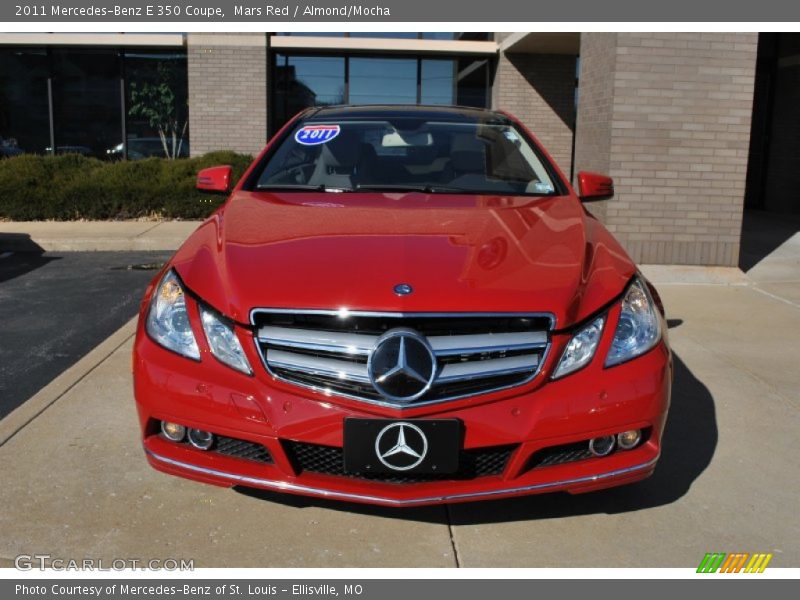 Mars Red / Almond/Mocha 2011 Mercedes-Benz E 350 Coupe