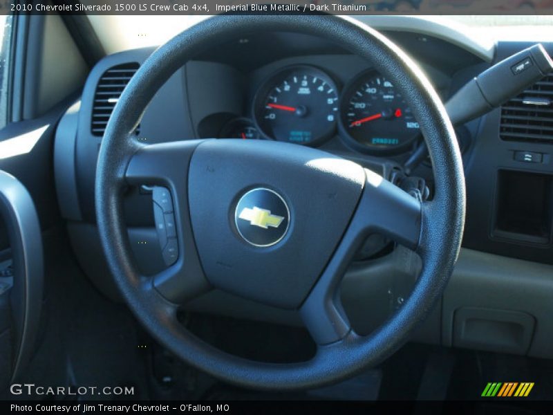 Imperial Blue Metallic / Dark Titanium 2010 Chevrolet Silverado 1500 LS Crew Cab 4x4