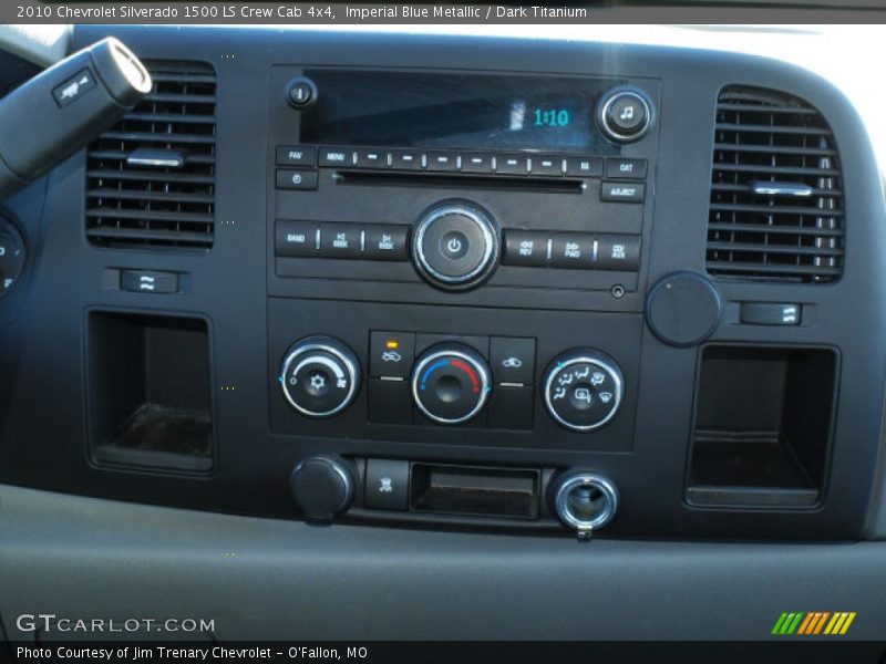 Imperial Blue Metallic / Dark Titanium 2010 Chevrolet Silverado 1500 LS Crew Cab 4x4