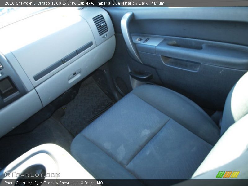 Imperial Blue Metallic / Dark Titanium 2010 Chevrolet Silverado 1500 LS Crew Cab 4x4
