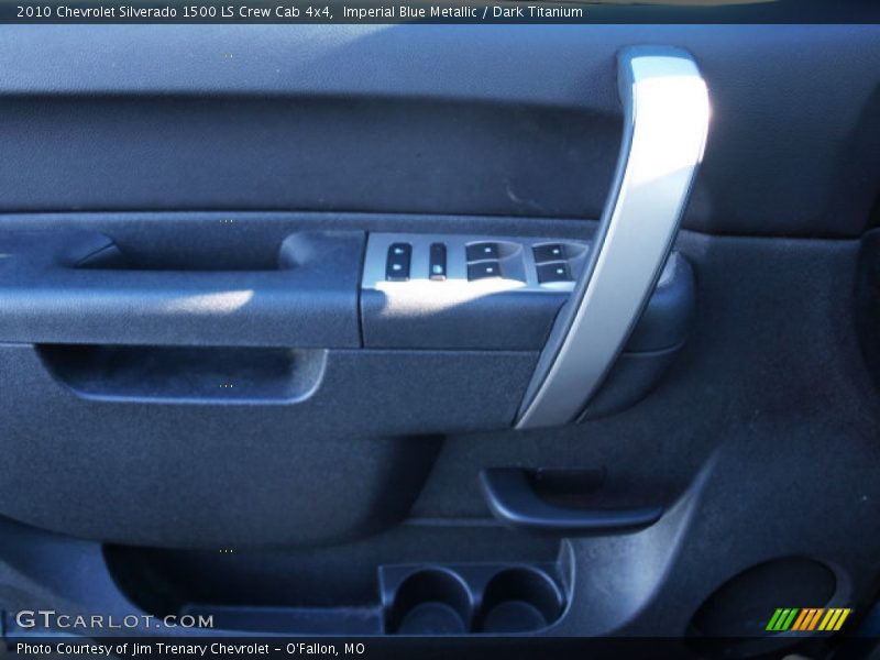 Imperial Blue Metallic / Dark Titanium 2010 Chevrolet Silverado 1500 LS Crew Cab 4x4