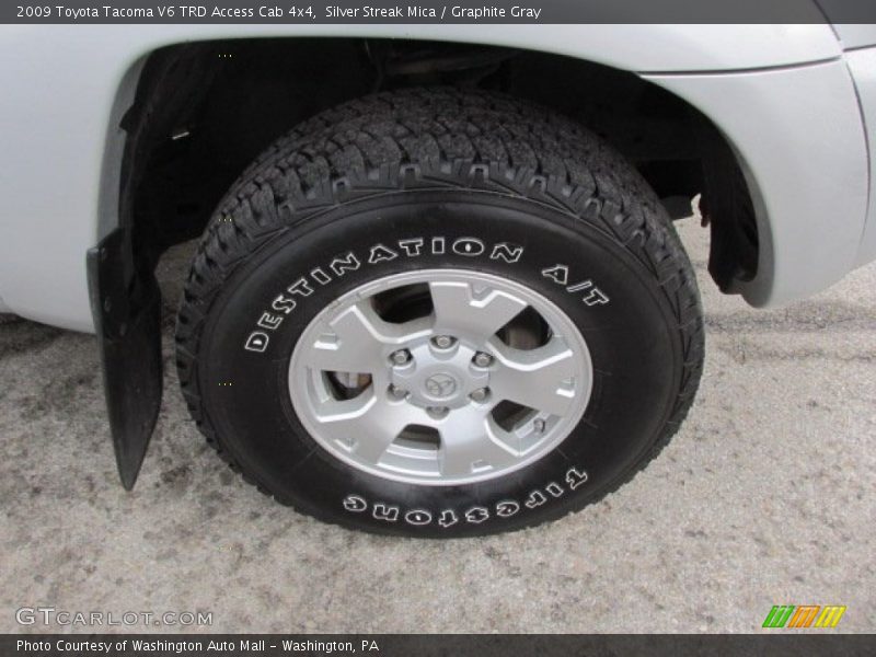Silver Streak Mica / Graphite Gray 2009 Toyota Tacoma V6 TRD Access Cab 4x4