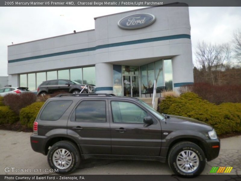 Charcoal Beige Metallic / Pebble/Light Parchment 2005 Mercury Mariner V6 Premier 4WD