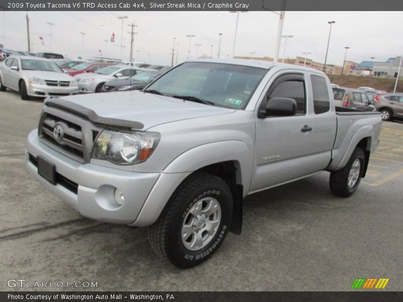 Silver Streak Mica / Graphite Gray 2009 Toyota Tacoma V6 TRD Access Cab 4x4