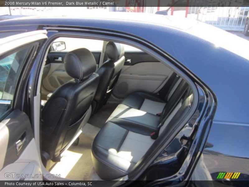 Dark Blue Metallic / Camel 2008 Mercury Milan V6 Premier