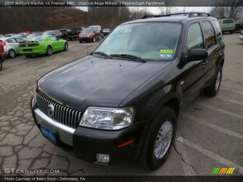 Charcoal Beige Metallic / Pebble/Light Parchment 2005 Mercury Mariner V6 Premier 4WD