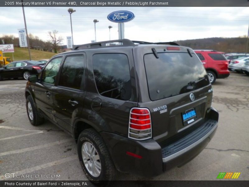Charcoal Beige Metallic / Pebble/Light Parchment 2005 Mercury Mariner V6 Premier 4WD