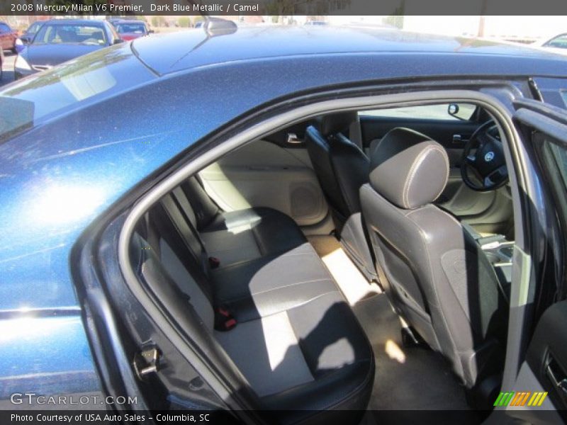 Dark Blue Metallic / Camel 2008 Mercury Milan V6 Premier