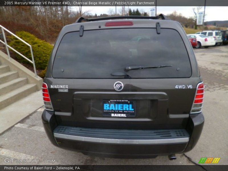 Charcoal Beige Metallic / Pebble/Light Parchment 2005 Mercury Mariner V6 Premier 4WD