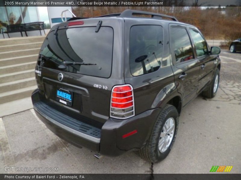 Charcoal Beige Metallic / Pebble/Light Parchment 2005 Mercury Mariner V6 Premier 4WD