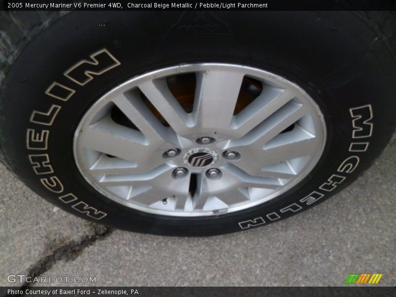Charcoal Beige Metallic / Pebble/Light Parchment 2005 Mercury Mariner V6 Premier 4WD