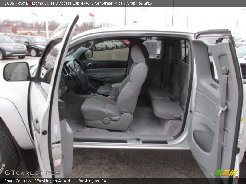 Silver Streak Mica / Graphite Gray 2009 Toyota Tacoma V6 TRD Access Cab 4x4