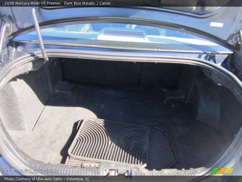 Dark Blue Metallic / Camel 2008 Mercury Milan V6 Premier