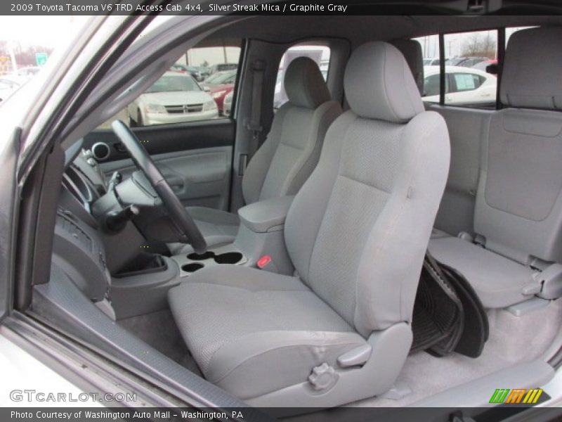 Silver Streak Mica / Graphite Gray 2009 Toyota Tacoma V6 TRD Access Cab 4x4