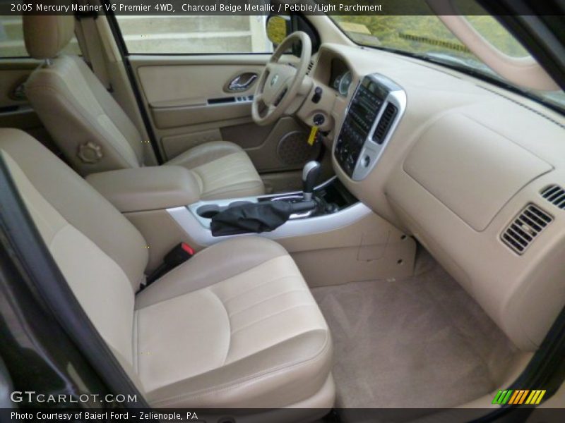 Charcoal Beige Metallic / Pebble/Light Parchment 2005 Mercury Mariner V6 Premier 4WD