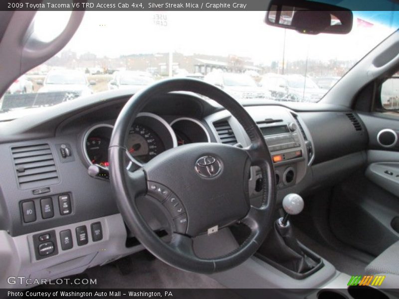 Silver Streak Mica / Graphite Gray 2009 Toyota Tacoma V6 TRD Access Cab 4x4