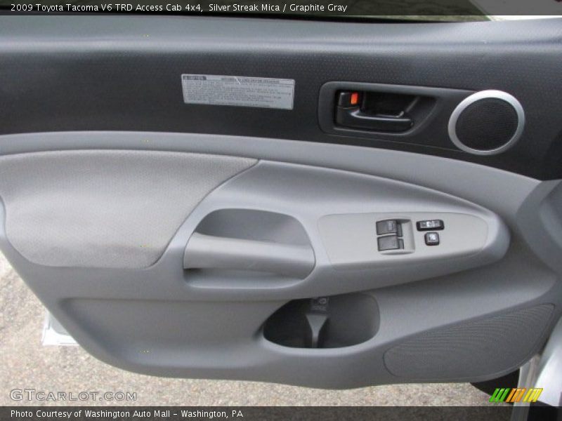 Silver Streak Mica / Graphite Gray 2009 Toyota Tacoma V6 TRD Access Cab 4x4