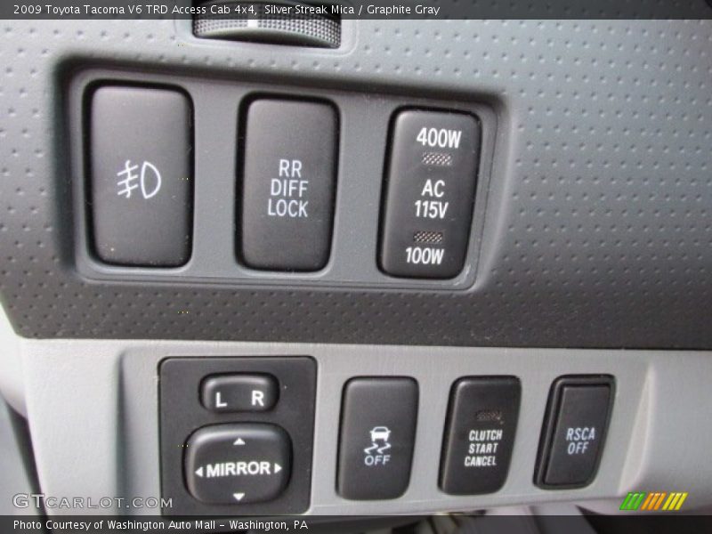 Silver Streak Mica / Graphite Gray 2009 Toyota Tacoma V6 TRD Access Cab 4x4