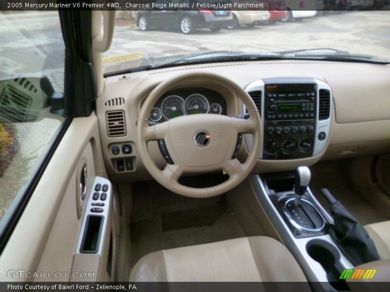 Charcoal Beige Metallic / Pebble/Light Parchment 2005 Mercury Mariner V6 Premier 4WD