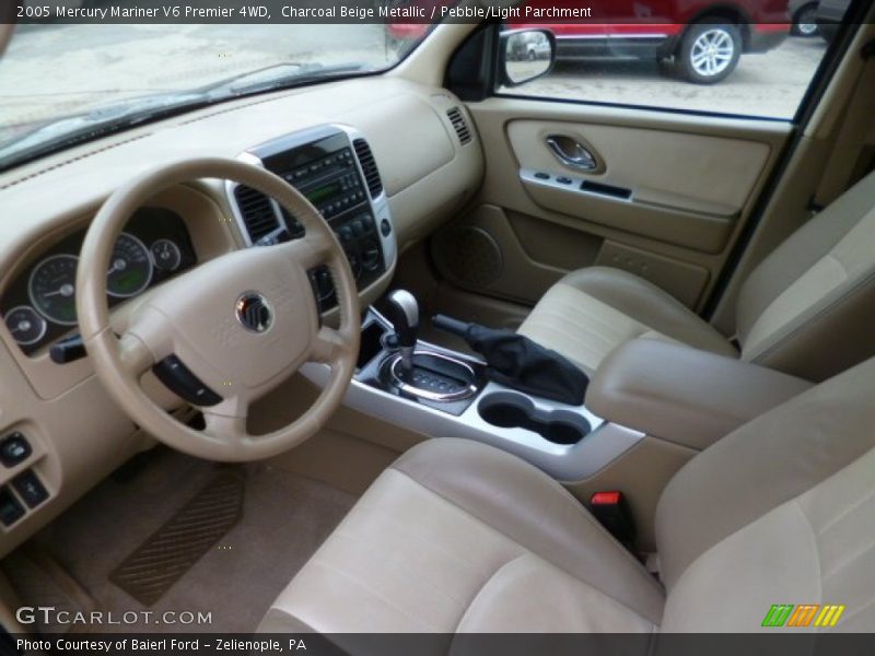 Charcoal Beige Metallic / Pebble/Light Parchment 2005 Mercury Mariner V6 Premier 4WD