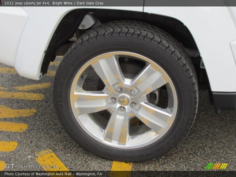 Bright White / Dark Slate Gray 2012 Jeep Liberty Jet 4x4