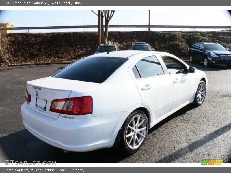 White Pearl / Black 2012 Mitsubishi Galant SE