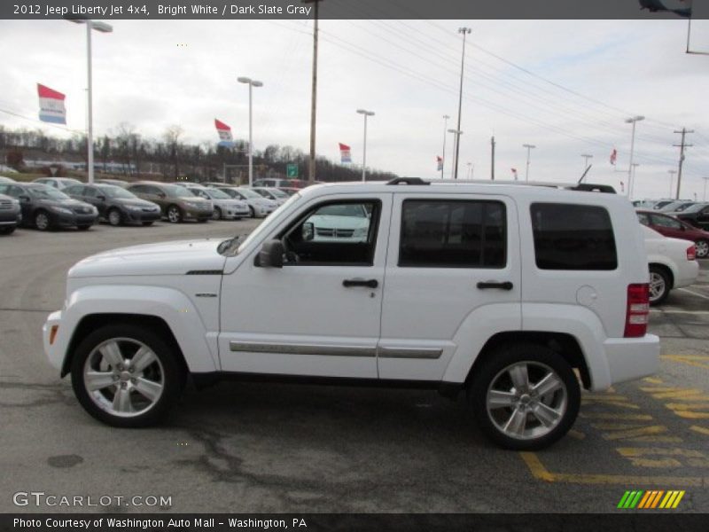 Bright White / Dark Slate Gray 2012 Jeep Liberty Jet 4x4