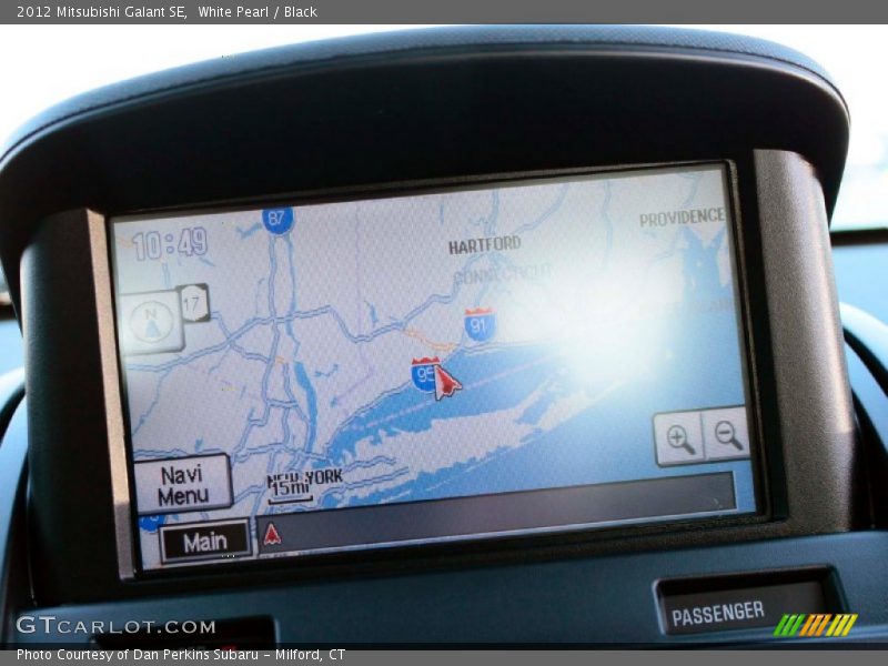 White Pearl / Black 2012 Mitsubishi Galant SE
