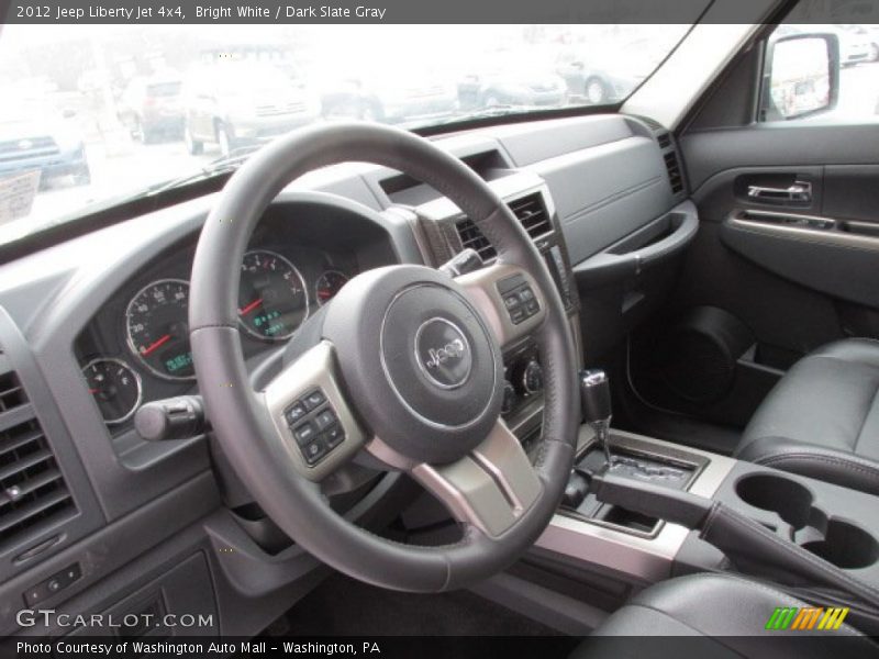 Bright White / Dark Slate Gray 2012 Jeep Liberty Jet 4x4