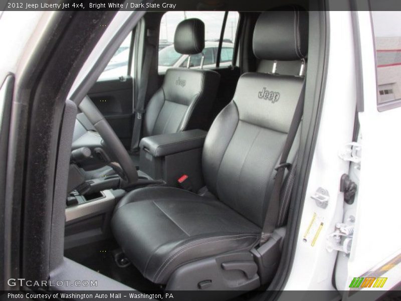 Bright White / Dark Slate Gray 2012 Jeep Liberty Jet 4x4