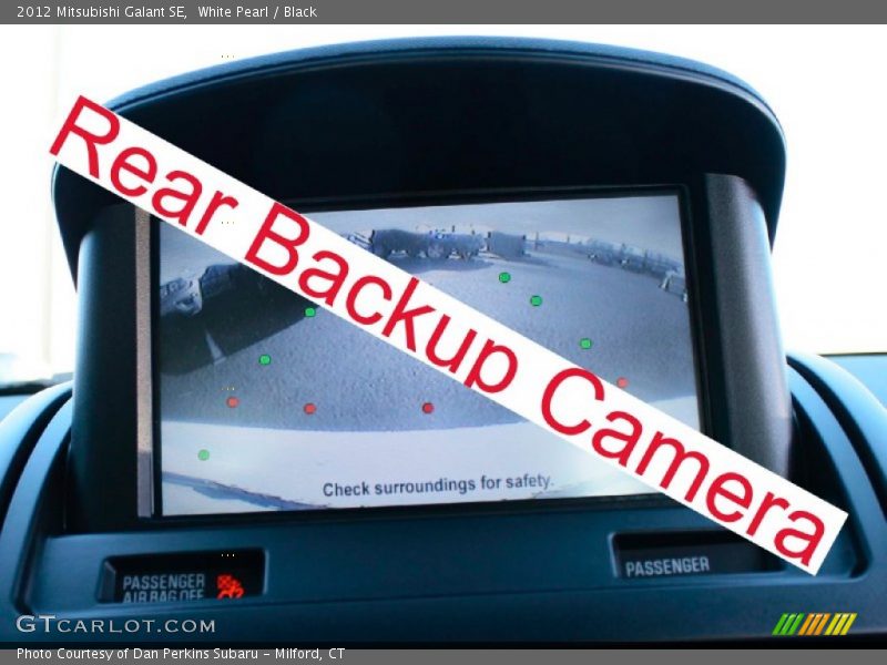 White Pearl / Black 2012 Mitsubishi Galant SE