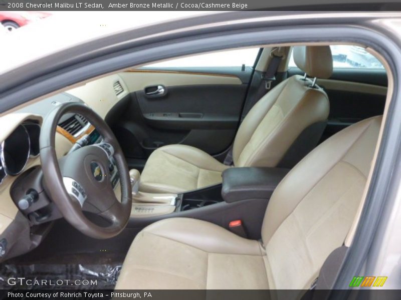 Amber Bronze Metallic / Cocoa/Cashmere Beige 2008 Chevrolet Malibu LT Sedan