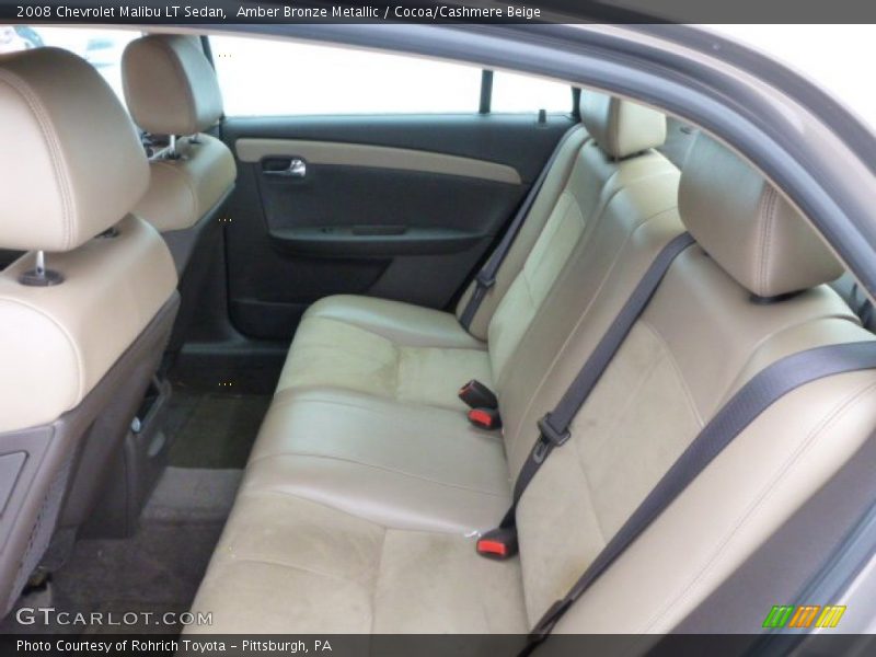 Amber Bronze Metallic / Cocoa/Cashmere Beige 2008 Chevrolet Malibu LT Sedan