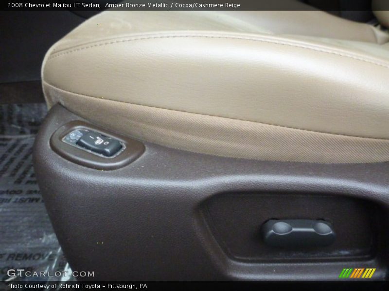 Amber Bronze Metallic / Cocoa/Cashmere Beige 2008 Chevrolet Malibu LT Sedan