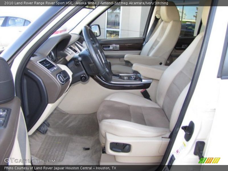 Alaska White / Almond-Nutmeg Alcantara/Ivory Stitching 2010 Land Rover Range Rover Sport HSE