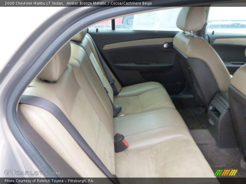 Amber Bronze Metallic / Cocoa/Cashmere Beige 2008 Chevrolet Malibu LT Sedan