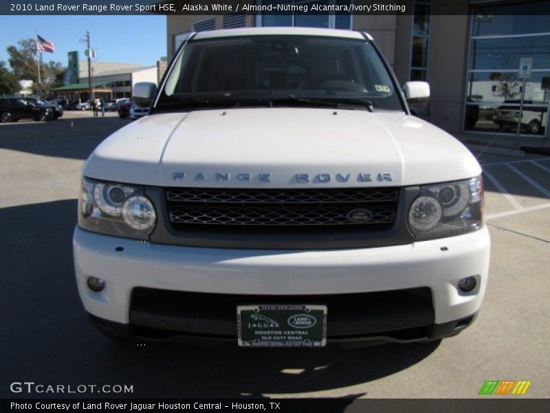 Alaska White / Almond-Nutmeg Alcantara/Ivory Stitching 2010 Land Rover Range Rover Sport HSE