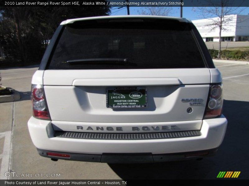 Alaska White / Almond-Nutmeg Alcantara/Ivory Stitching 2010 Land Rover Range Rover Sport HSE