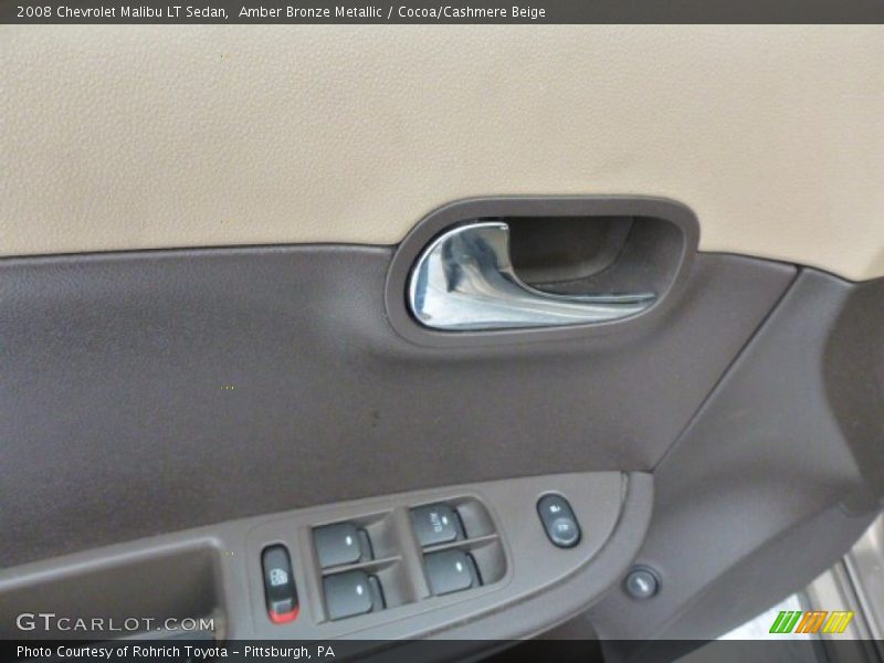 Amber Bronze Metallic / Cocoa/Cashmere Beige 2008 Chevrolet Malibu LT Sedan