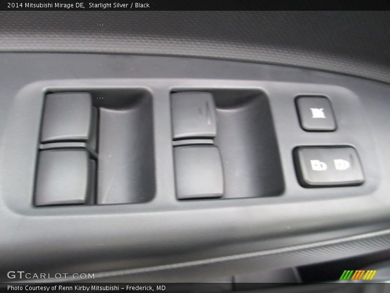 Starlight Silver / Black 2014 Mitsubishi Mirage DE