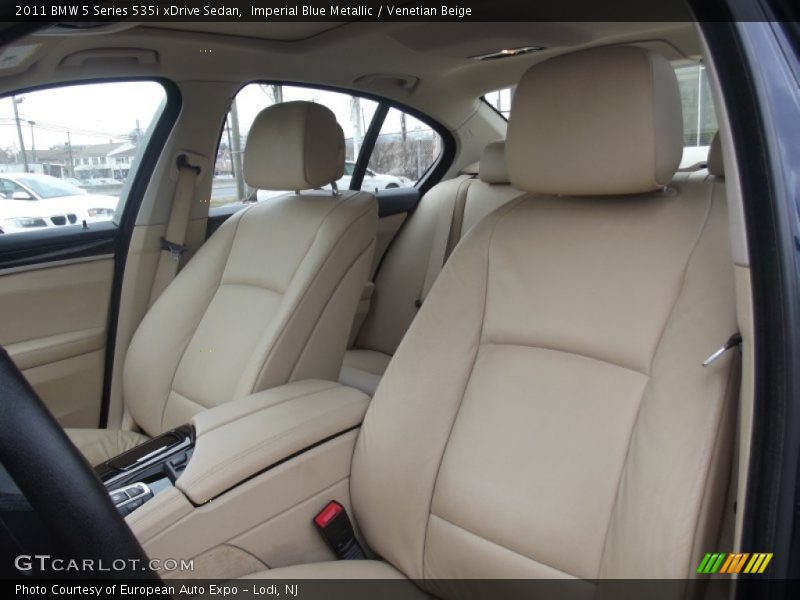Imperial Blue Metallic / Venetian Beige 2011 BMW 5 Series 535i xDrive Sedan