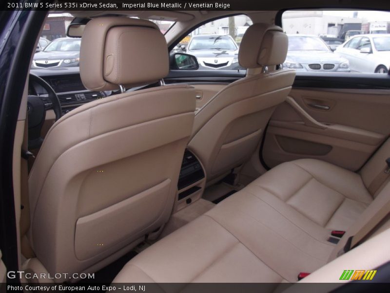Imperial Blue Metallic / Venetian Beige 2011 BMW 5 Series 535i xDrive Sedan