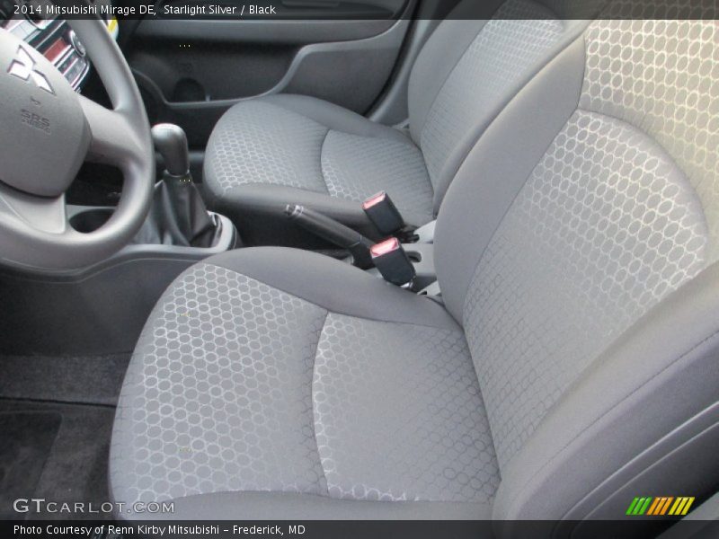  2014 Mirage DE Black Interior