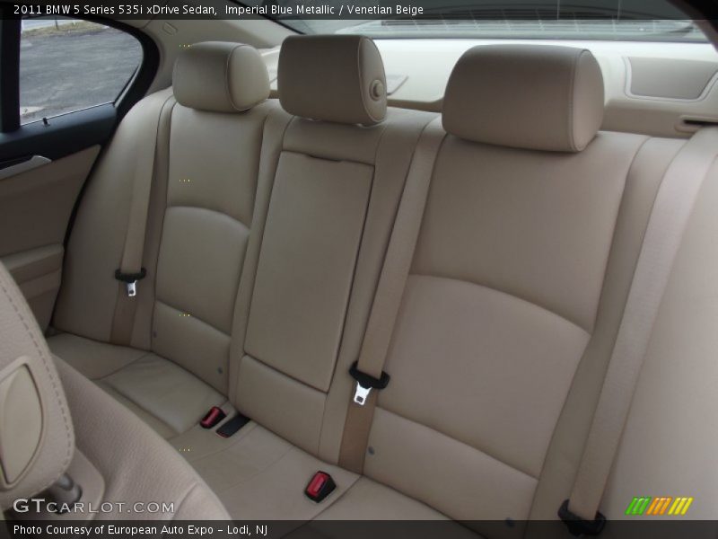 Imperial Blue Metallic / Venetian Beige 2011 BMW 5 Series 535i xDrive Sedan